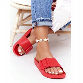 Chaussons Femme Big Star avec boucle FF274A385 Rouge 1