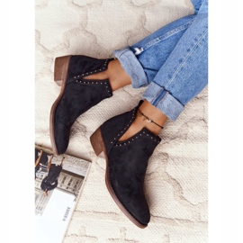PS1 Bottines ajourées Clever noires à découpes le noir 6