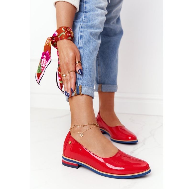 Chaussures Cuir Laqué Maciejka 05035-08 Rouge 2