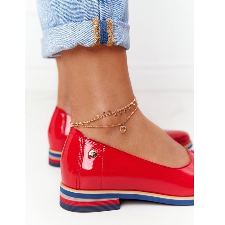 Chaussures Cuir Laqué Maciejka 05035-08 Rouge 1