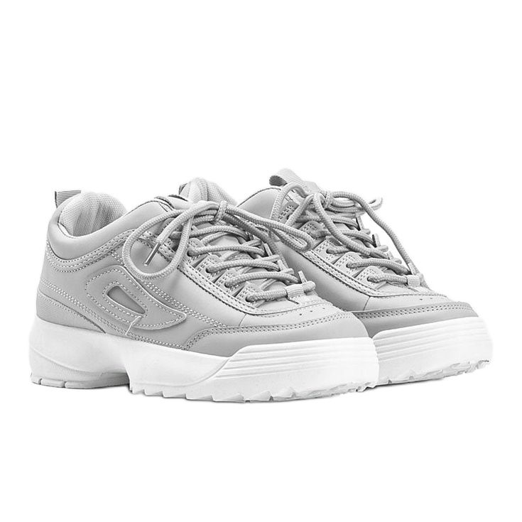 Baskets grises à semelle épaisse Amya 1