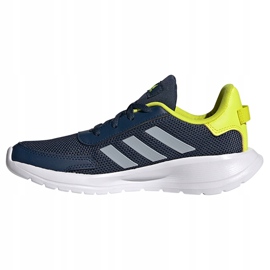 Adidas Tensaur Run K chaussures pour enfants bleu FY7286 bleu marin jaune 1