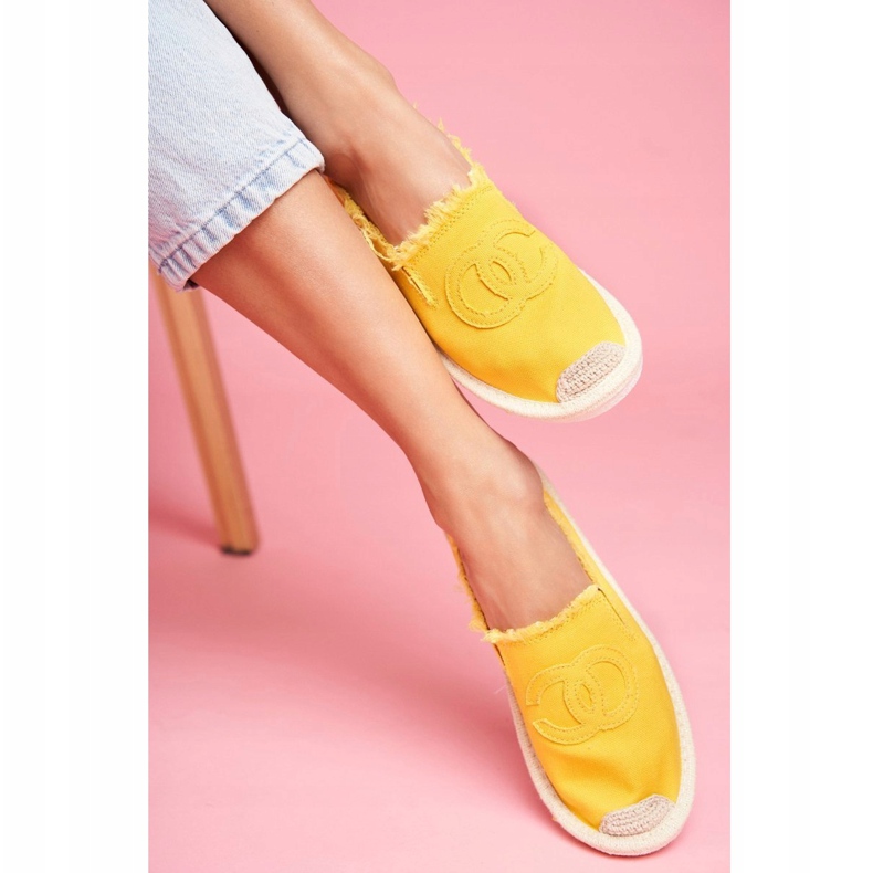 PS1 Espadrilles Femme Flaure Jaune 2