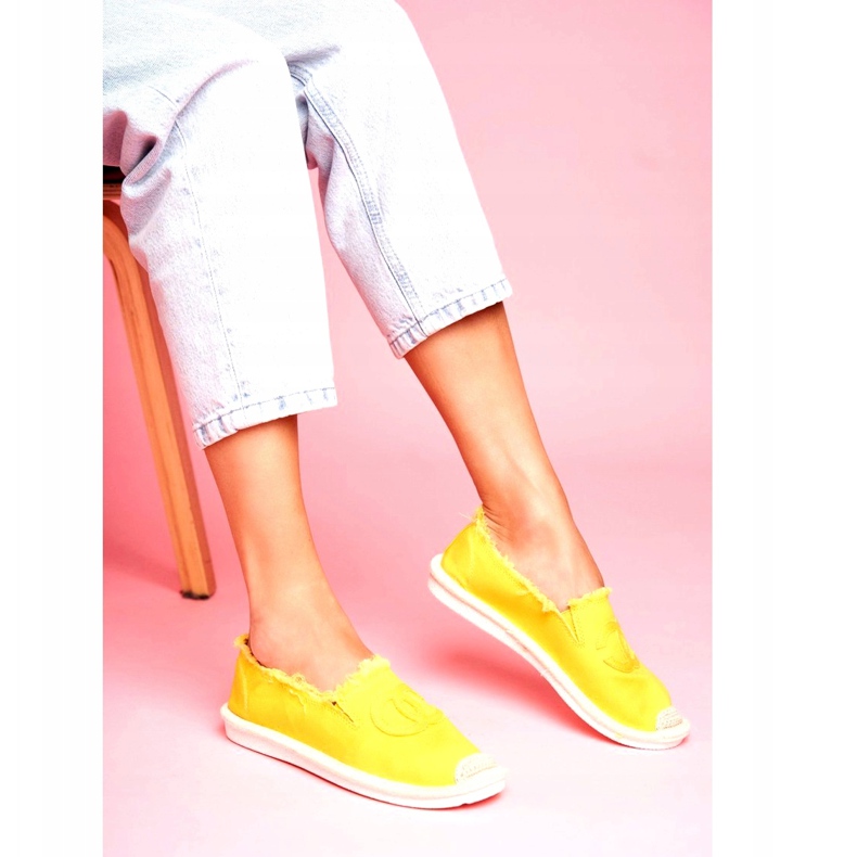 PS1 Espadrilles Femme Flaure Jaune 3