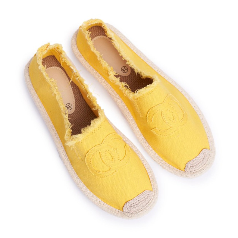 PS1 Espadrilles Femme Flaure Jaune 5