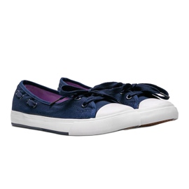 Demi-baskets femme Alana bleu marine 1