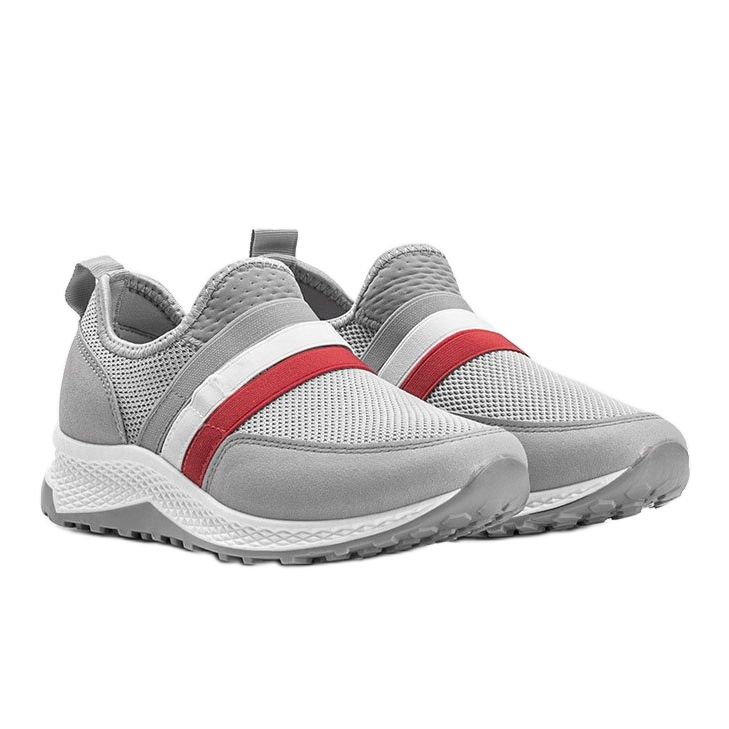 Baskets à enfiler grises Aimée 1