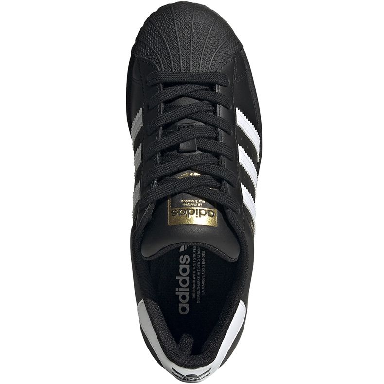 Adidas Superstar J chaussures pour enfants noir EF5398 1