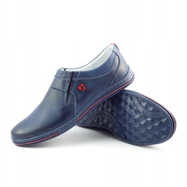 Polbut Richelieu Homme Cuir 362 Bleu Marine 3