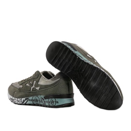 Baskets homme Omarion kaki multicolore vert 1 Baskets homme Omarion kaki multicolore vert 1