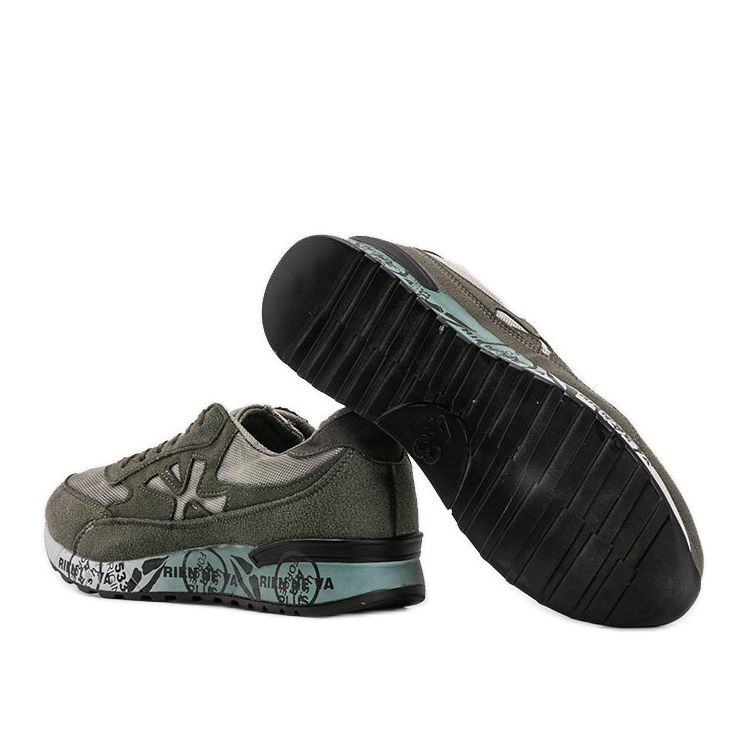 Baskets homme Omarion kaki multicolore vert 1 Baskets homme Omarion kaki multicolore vert 1