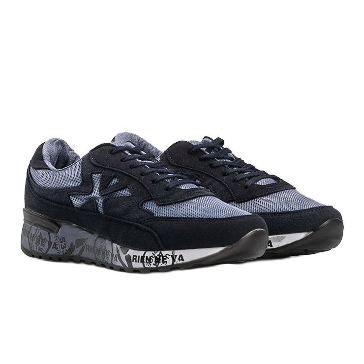 Baskets homme Omarion bleu marine multicolore 1