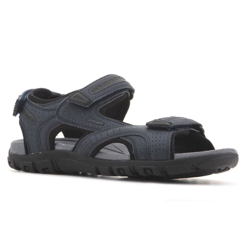 Sandales Geox U S.Strada DM U8224D 0BC50 C4422 noir 1