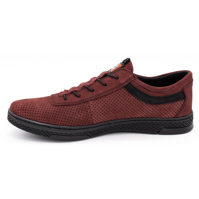 Polbut Chaussures casual homme cuir K23P bordeaux rouge 1 Polbut Chaussures casual homme cuir K23P bordeaux rouge 1