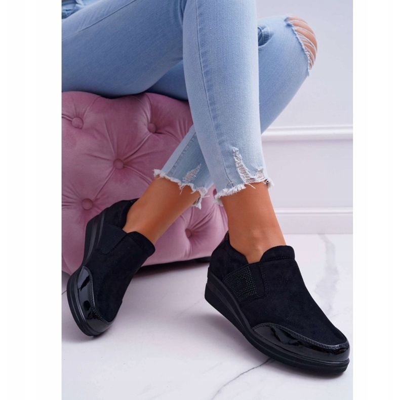 Baskets Compensées Sergio Leone PB225 Noir le noir 1