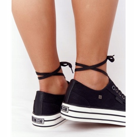 Sneakers pour femmes sur la plateforme Big Star HH274056 Czarme noir 2