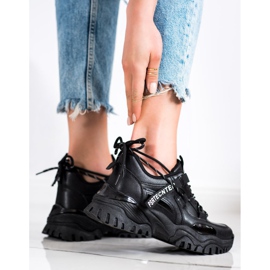 SHELOVET Baskets mode printemps le noir 4