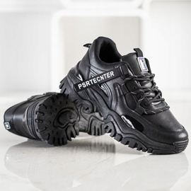 SHELOVET Baskets mode printemps le noir 3