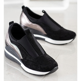 Chaussures à enfiler VINCEZA noir 1