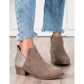 Filippo Bottines Ajourées Au Printemps brun 4
