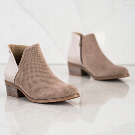 Filippo Bottines Ajourées Au Printemps brun 3