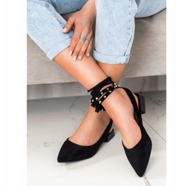 Seastar Escarpins avec reliure décorative noir 2