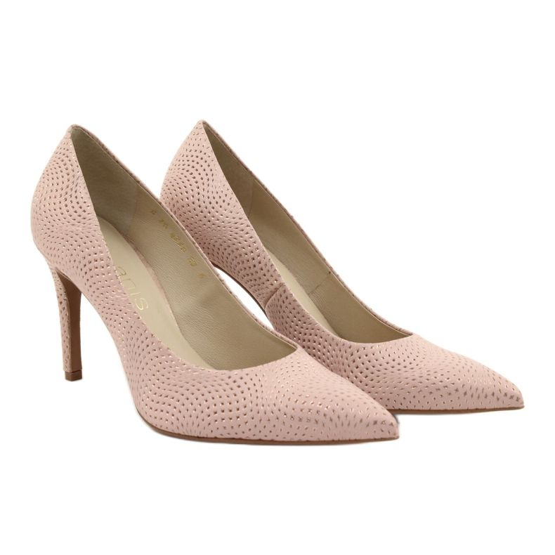 Pumps en cuir féminin ANIS 4716 rose 3