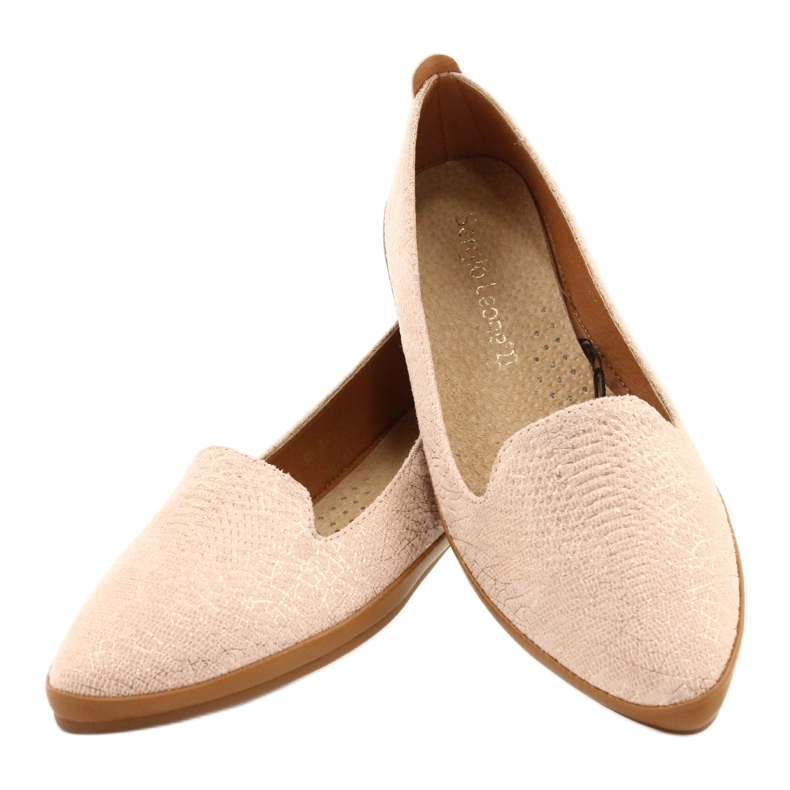 Sergio Leone ballerine Lords rose/or MK700 3