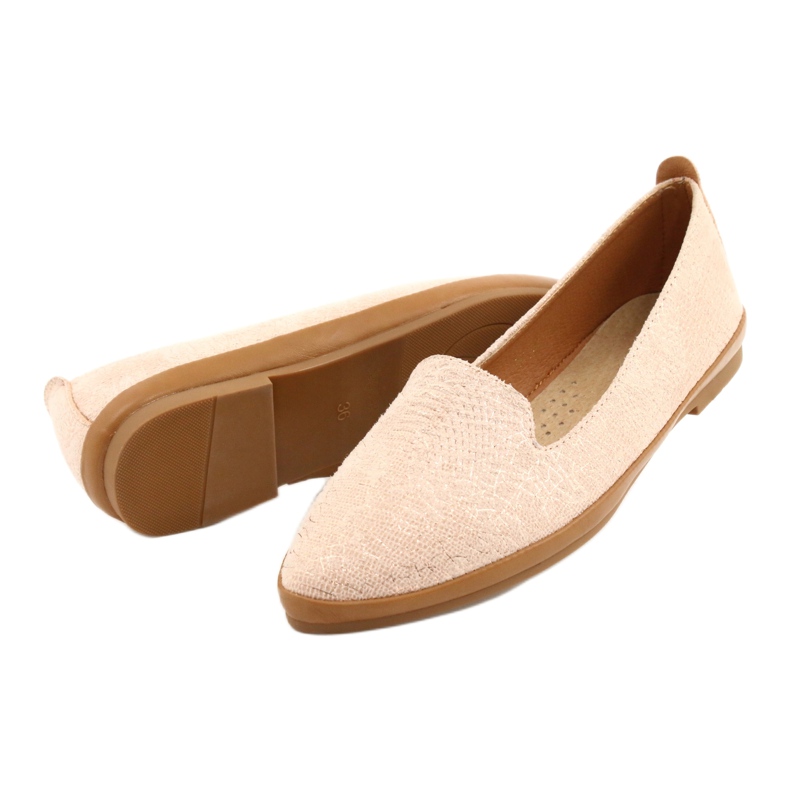 Sergio Leone ballerine Lords rose/or MK700 2