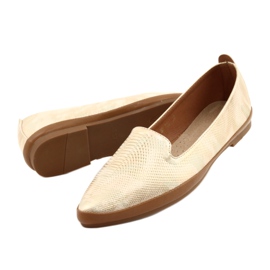 Sergio Leone ballerine lords beige/or MK700 3