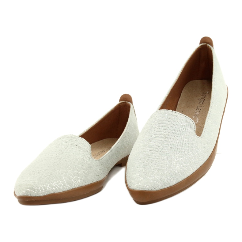 Ballerines Sergio Leone gris argenté MK700 1 Ballerines Sergio Leone gris argenté MK700 1