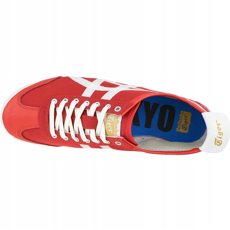 Tigre Onitsuka Mexique 66 M 1183A730-600 blanche rouge 2 Tigre Onitsuka Mexique 66 M 1183A730-600 blanche rouge 2