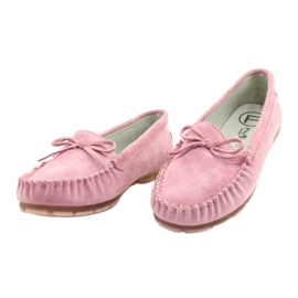 Mocassins Cuir Femme Rose Filippo DP1204 / 21 PI 1