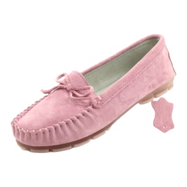 Mocassins Cuir Femme Rose Filippo DP1204 / 21 PI 5