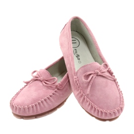 Mocassins Cuir Femme Rose Filippo DP1204 / 21 PI 3