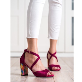 Escarpins à la mode Sergio Leone rose 1 Escarpins à la mode Sergio Leone rose 1