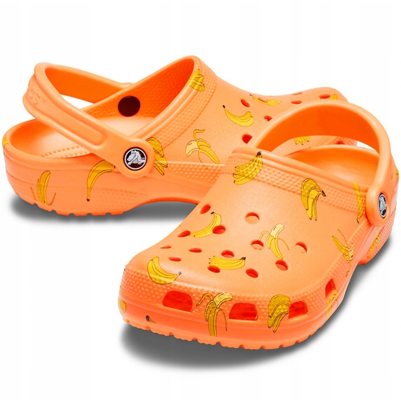 Crocs Classic Vacay Vibes Clog W 206375-801 orange jaune 3