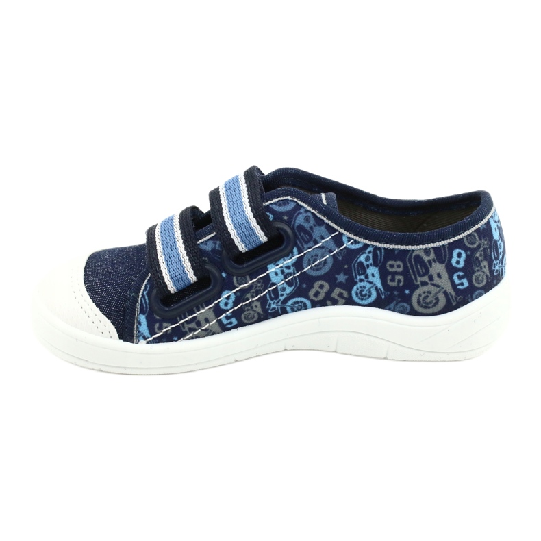 Chaussures enfant Befado 672X073 bleu marin bleu gris 2