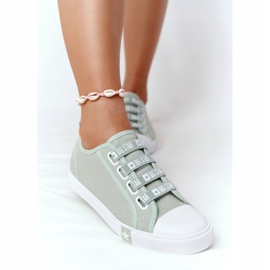 Baskets Femme Big Star HH274097 Vert avec poignets 4