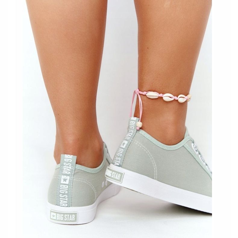 Baskets Femme Big Star HH274097 Vert avec poignets 2