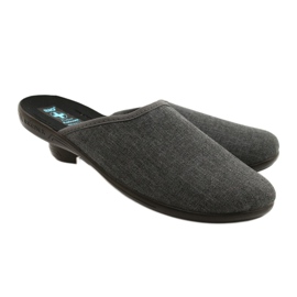 Chaussons gris pour hommes Adanex 24623 3