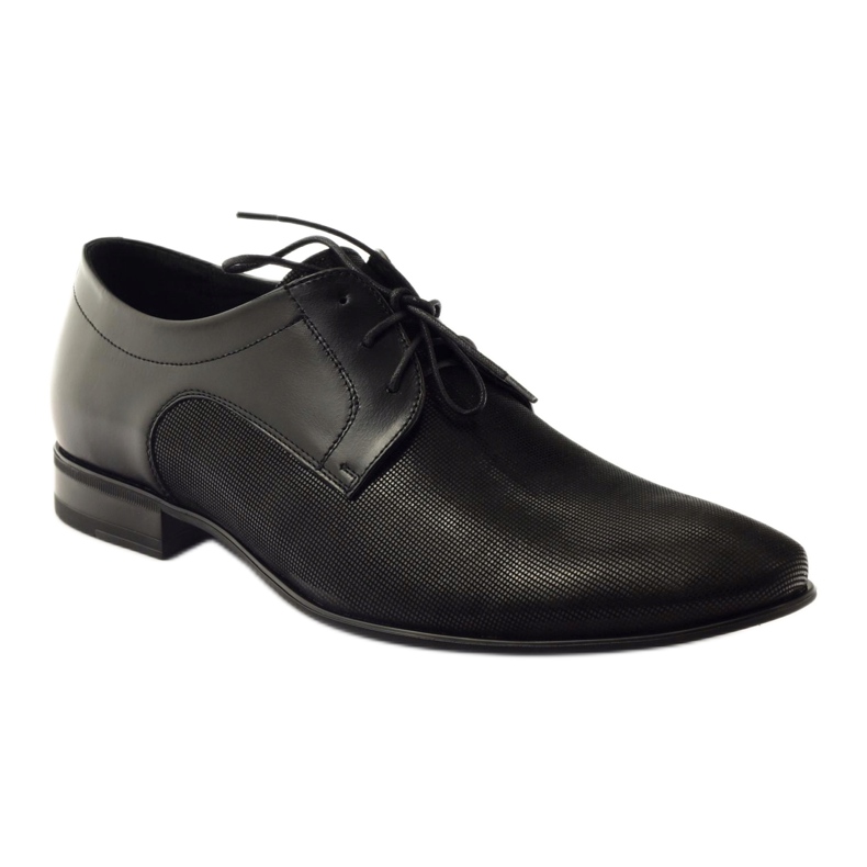 Chaussures noires Pilpol 1654 pour hommes 1