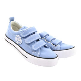 Sneakers American Club bleu LH63 / 21 chaussures velcro 3 Sneakers American Club bleu LH63 / 21 chaussures velcro 3