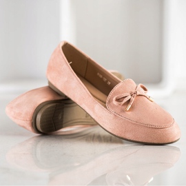 Abloom Seigneurs en daim avec un arc rose 4