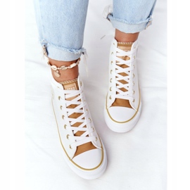 Baskets Hautes Femme Big Star HH274450 Blanc beige blanche 1