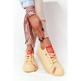 Baskets Femme Big Star HH274680 Jaune 3