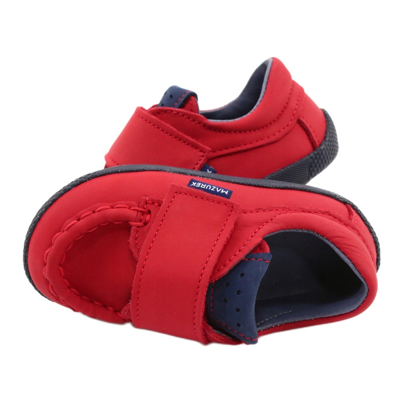 Mazurek MOCCASINS DE BOYS DE COUIE RED rouge 4 Mazurek MOCCASINS DE BOYS DE COUIE RED rouge 4