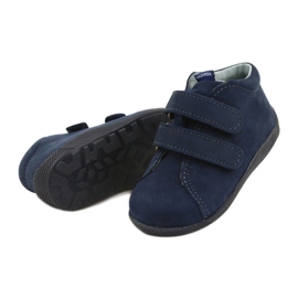 Mazurek Garçons en cuir boyal avec grenade 264 bleu 2