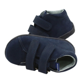 Mazurek Garçons en cuir boyal avec grenade 264 bleu 4