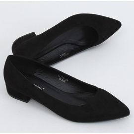 Noir Escarpins talons bas noir CL70P Noir le noir 1
